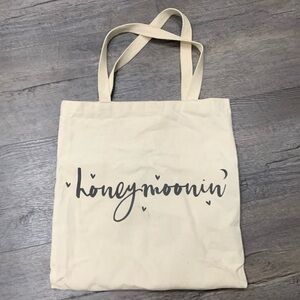 Honeymoon canvas bag